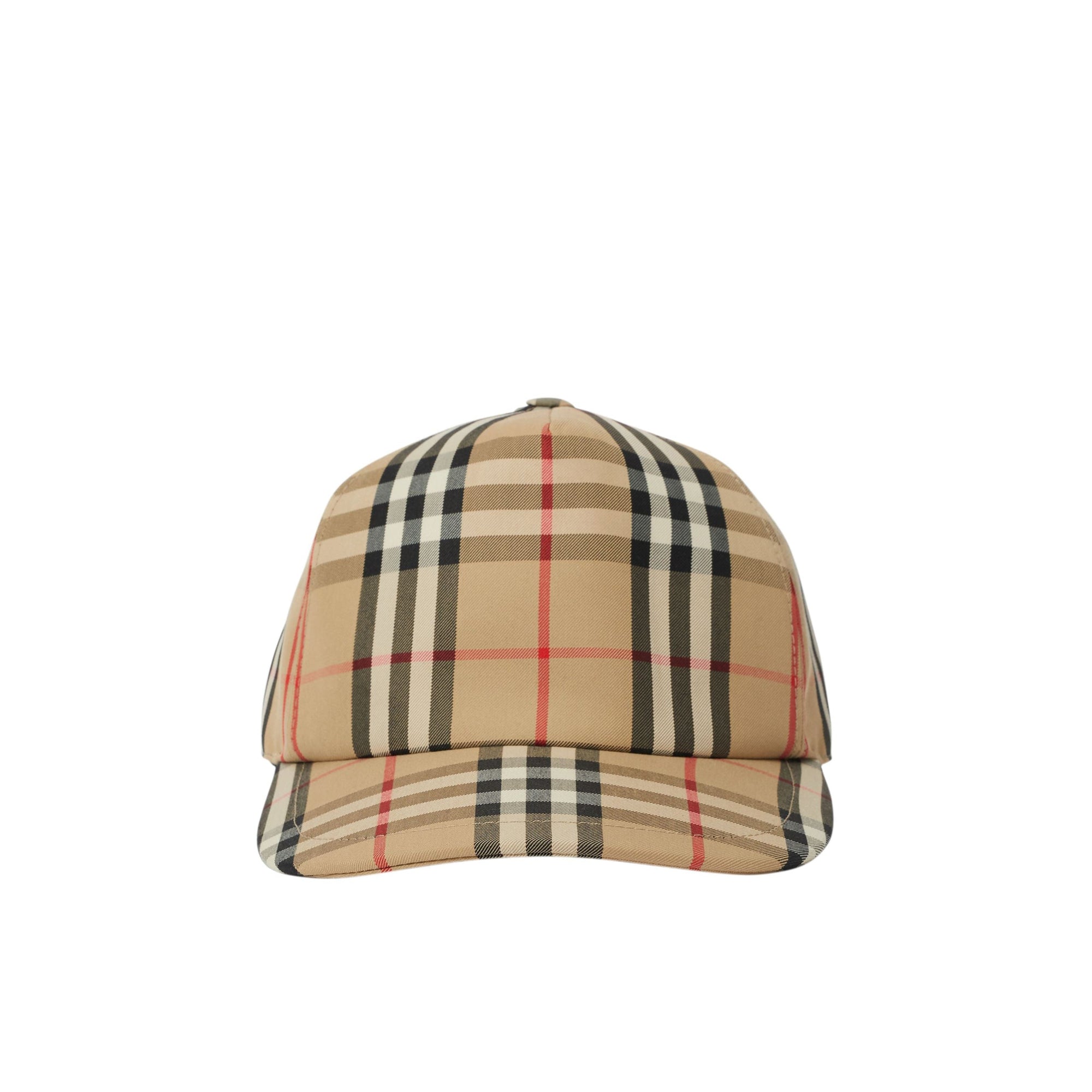 Casquette de baseball Vintage check à logo - Archive Beige