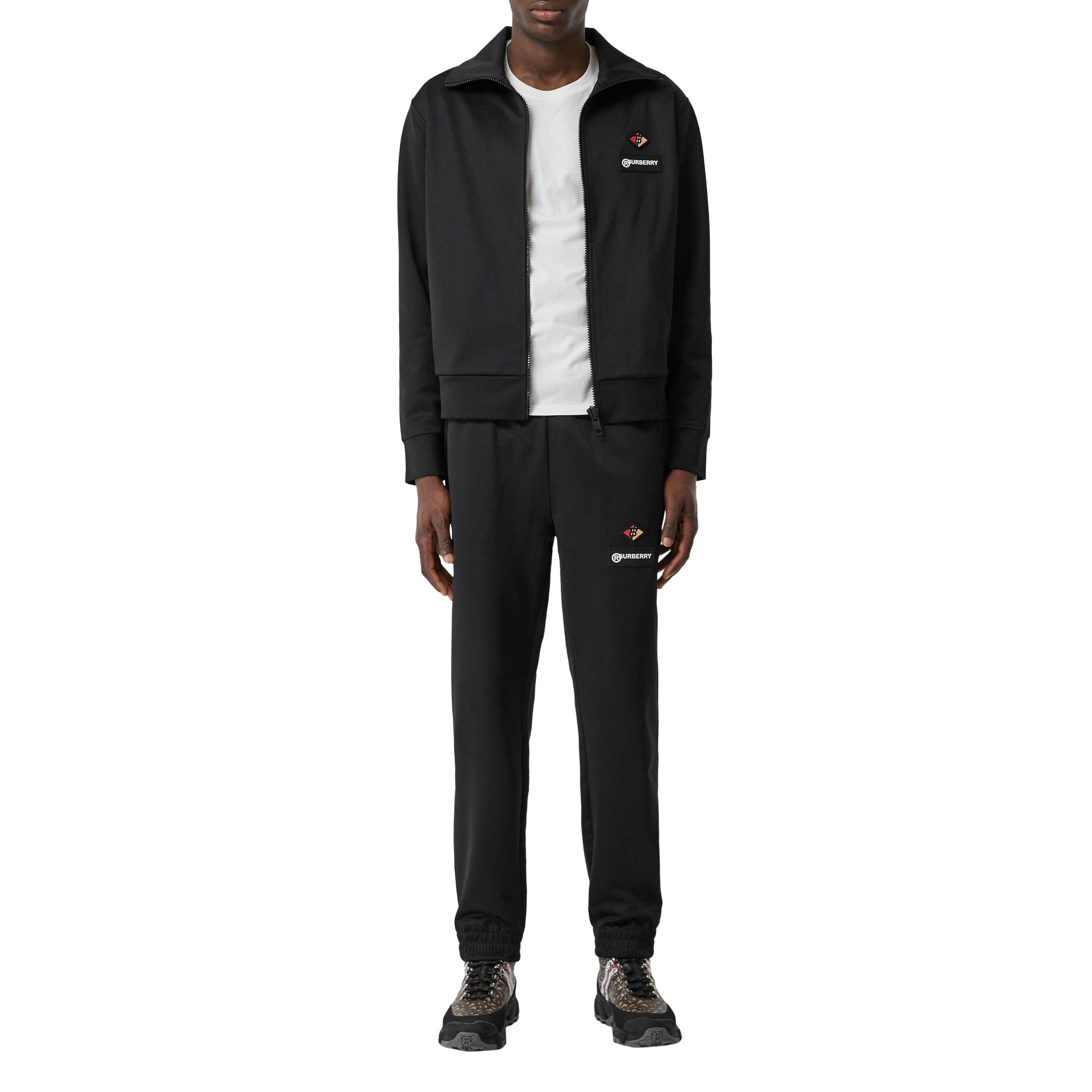 Pantalon de survêtement en jersey avec logos - Black