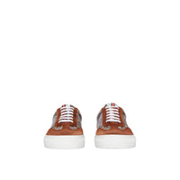 Sneakers à rayures Monogram avec cuir velours - Bridle Brown