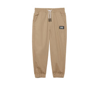 Pantalon de survêtement en sergé de coton avec logo appliqué - Honey