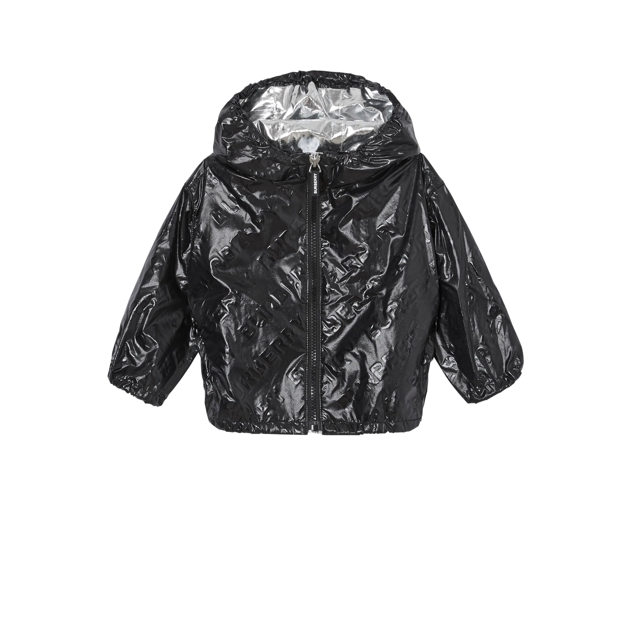 Veste légère à capuche avec logo - Black