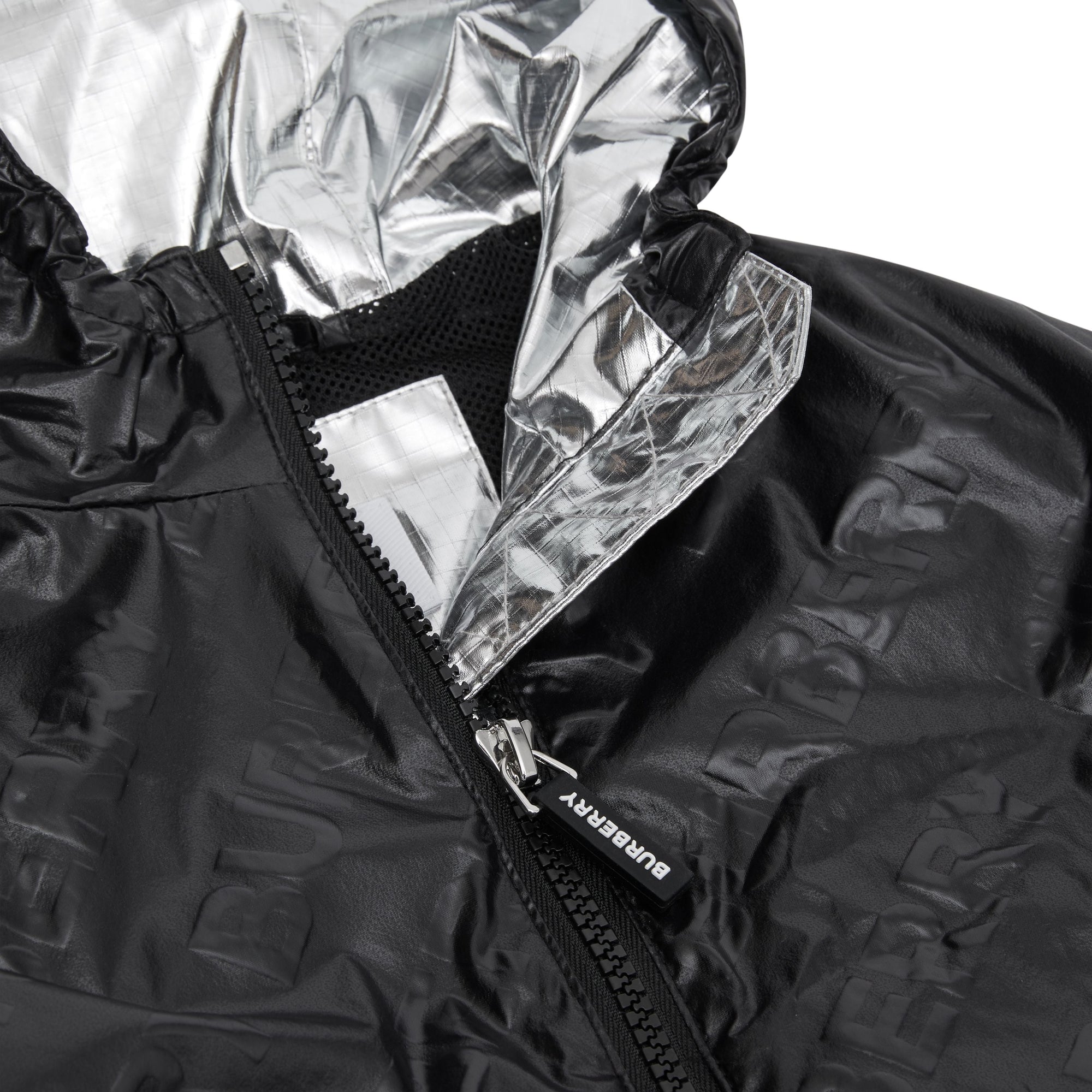 Veste légère à capuche avec logo - Black