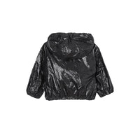 Veste légère à capuche avec logo - Black