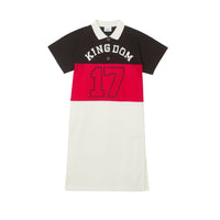 Robe polo en jersey de coton Kingdom - Black