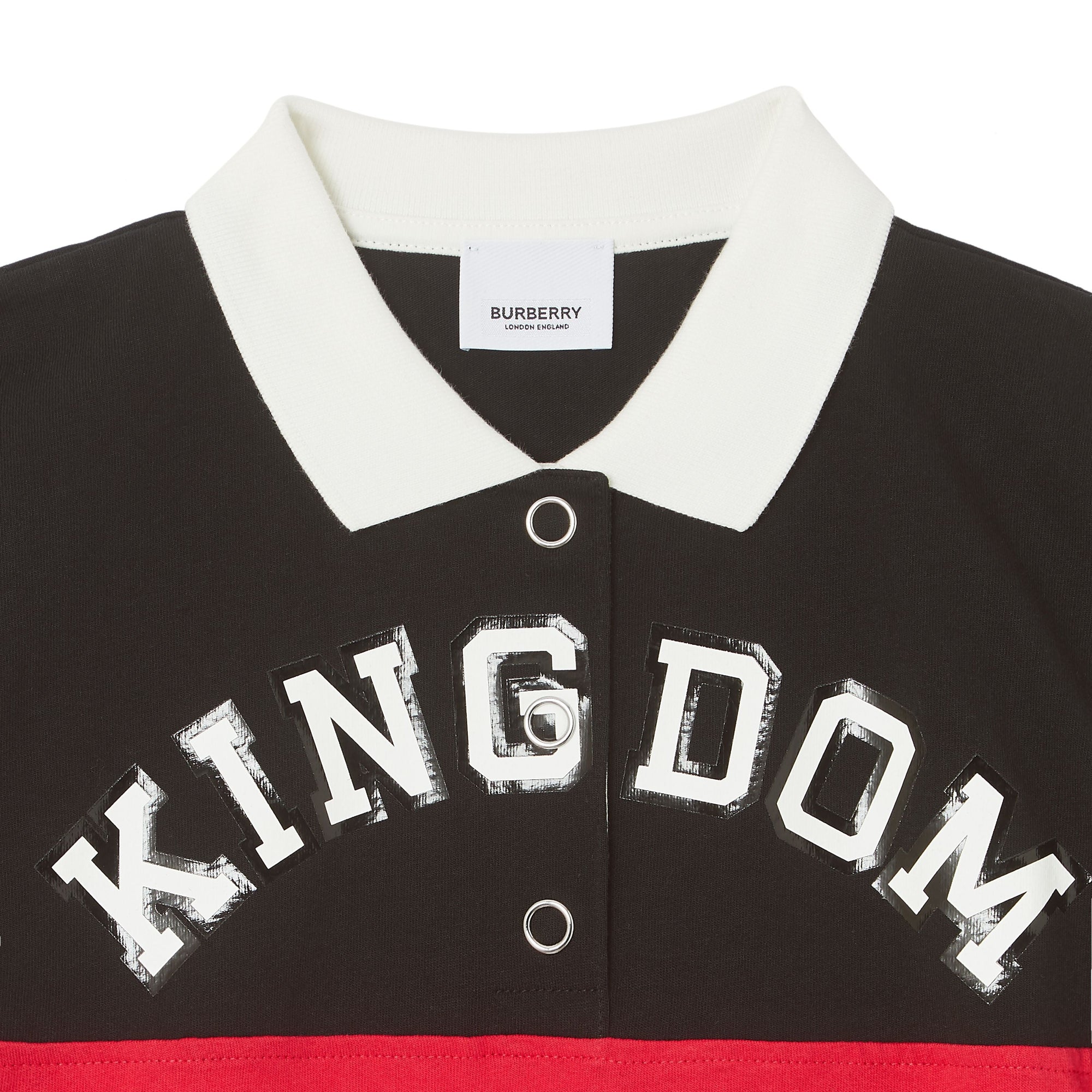 Robe polo en jersey de coton Kingdom - Black