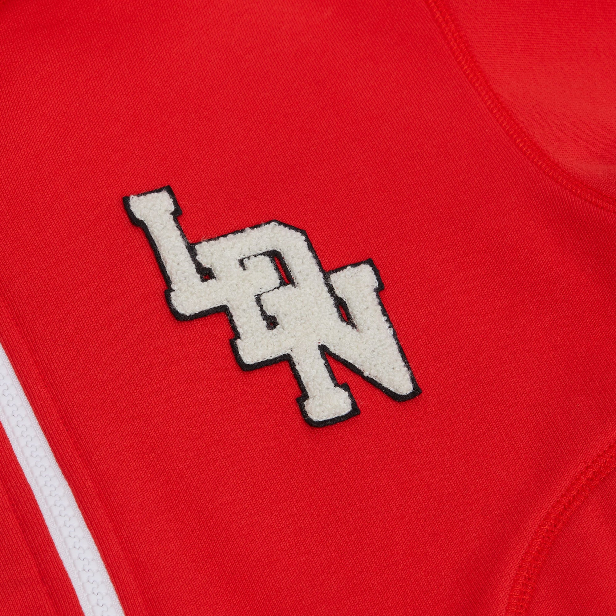 Haut à capuche en coton à logo - Bright Red