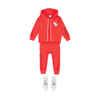 Haut à capuche en coton à logo - Bright Red