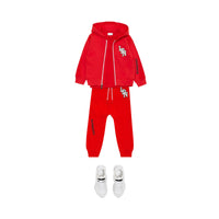 Pantalon de survêtement en coton avec logo - Bright Red