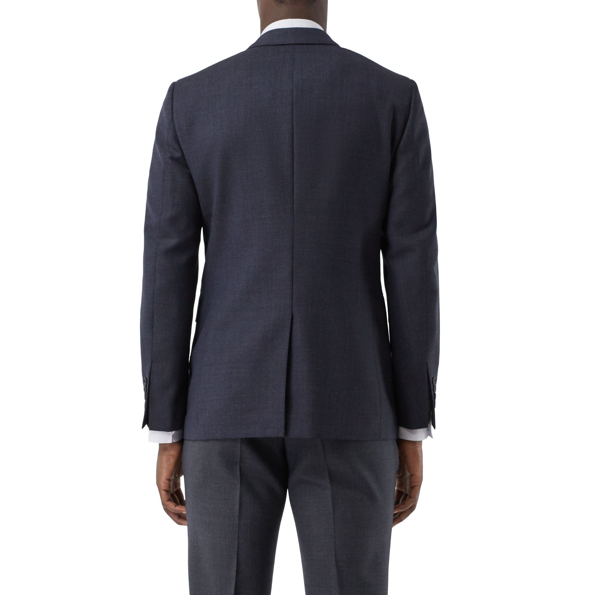 Costume slim en laine - Navy Pattern