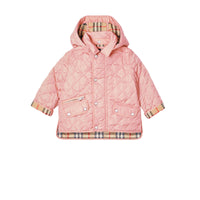 Veste matelassée avec capuche amovible - Dusty Pink