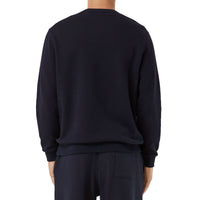Sweat-shirt en coton avec logo - Navy