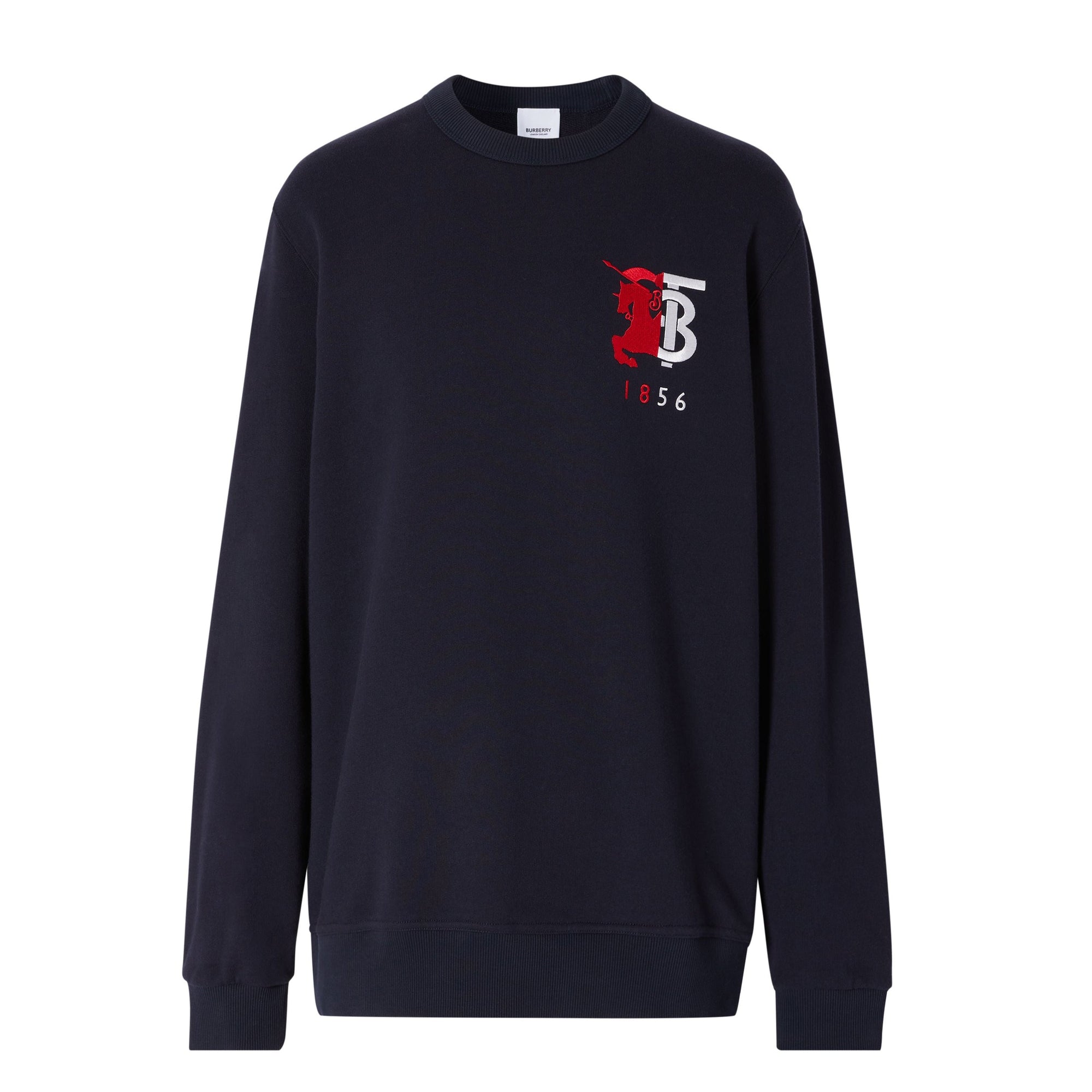 Sweat-shirt en coton avec logo - Navy