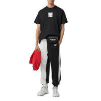 T-shirt oversize en coton à imprimé daim - Black
