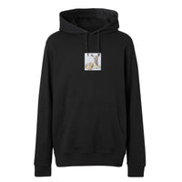 Hoodie en coton à imprimé daim - Black