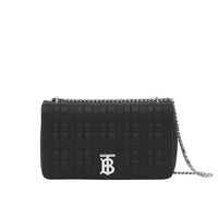 Sac Lola moyen matelassé en cuir grainé - Black