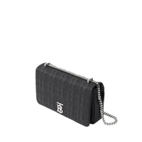 Sac Lola moyen matelassé en cuir grainé - Black