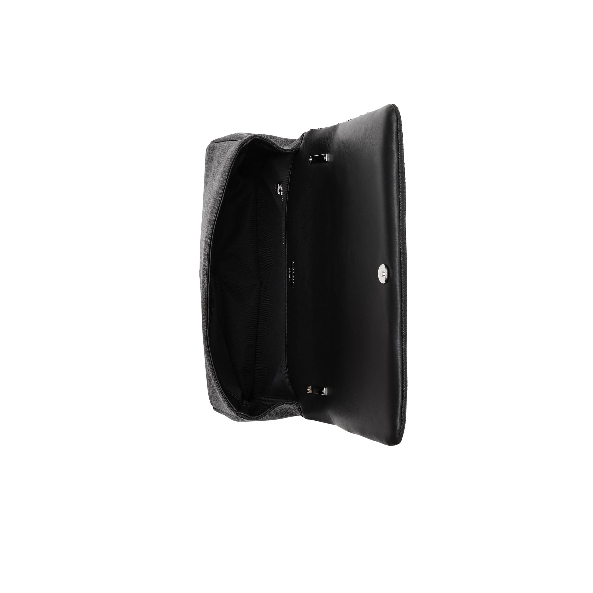 Sac Lola moyen matelassé en cuir grainé - Black