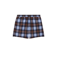 Short de bain check à cordon de serrage - Melon
