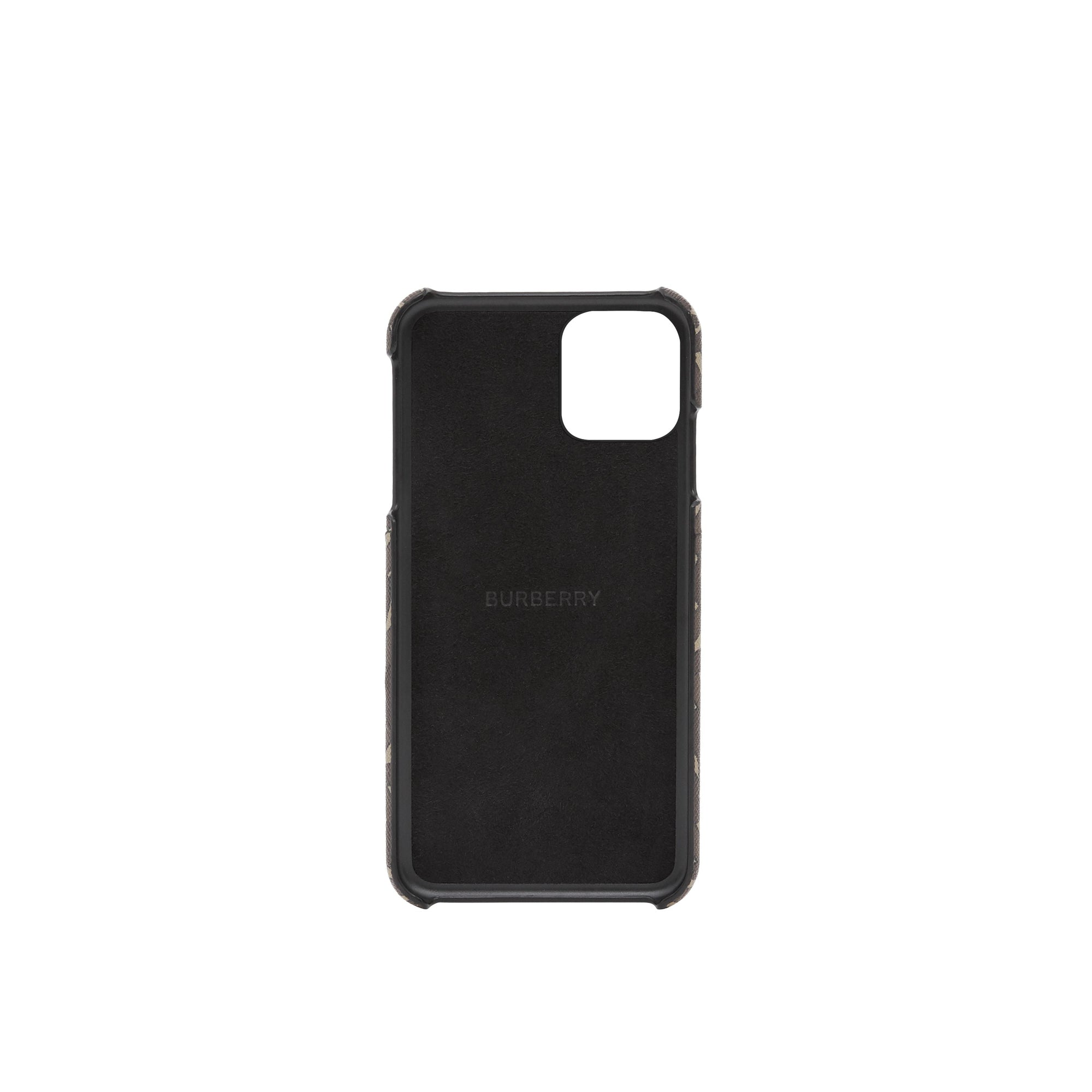 Coque pour iPhone 11 Pro en toile écologique Monogram - Bridle Brown