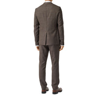 Costume slim en laine - Dark Brown