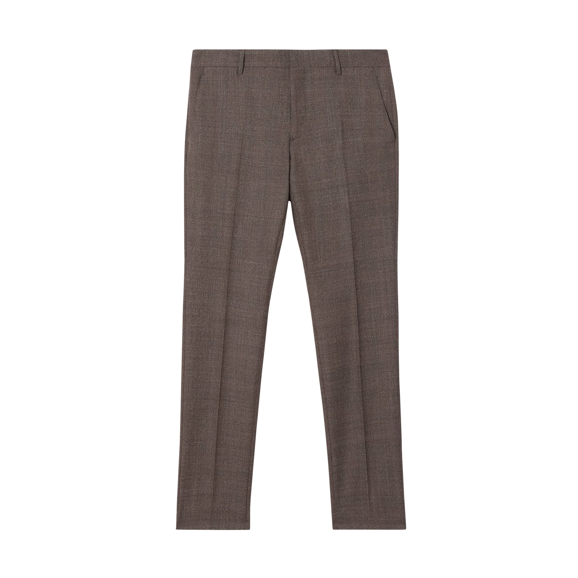 Costume slim en laine - Dark Brown