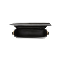Petit sac Grace en cuir de cerf et cuir velours - Black