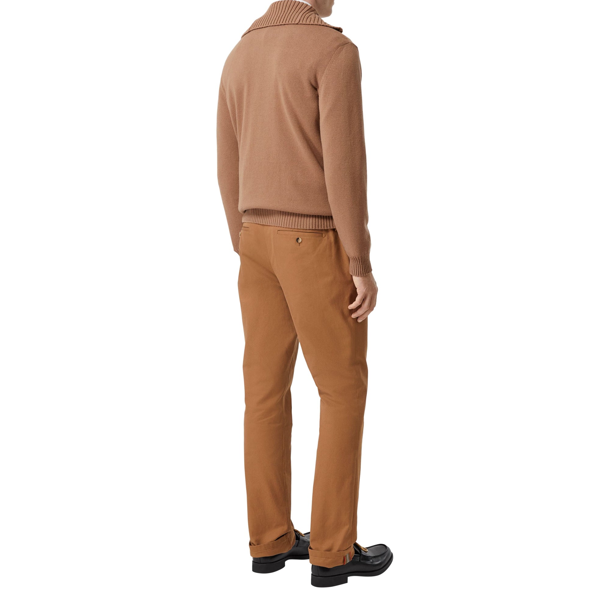 Pantalon chino classique en coton - Warm Walnut