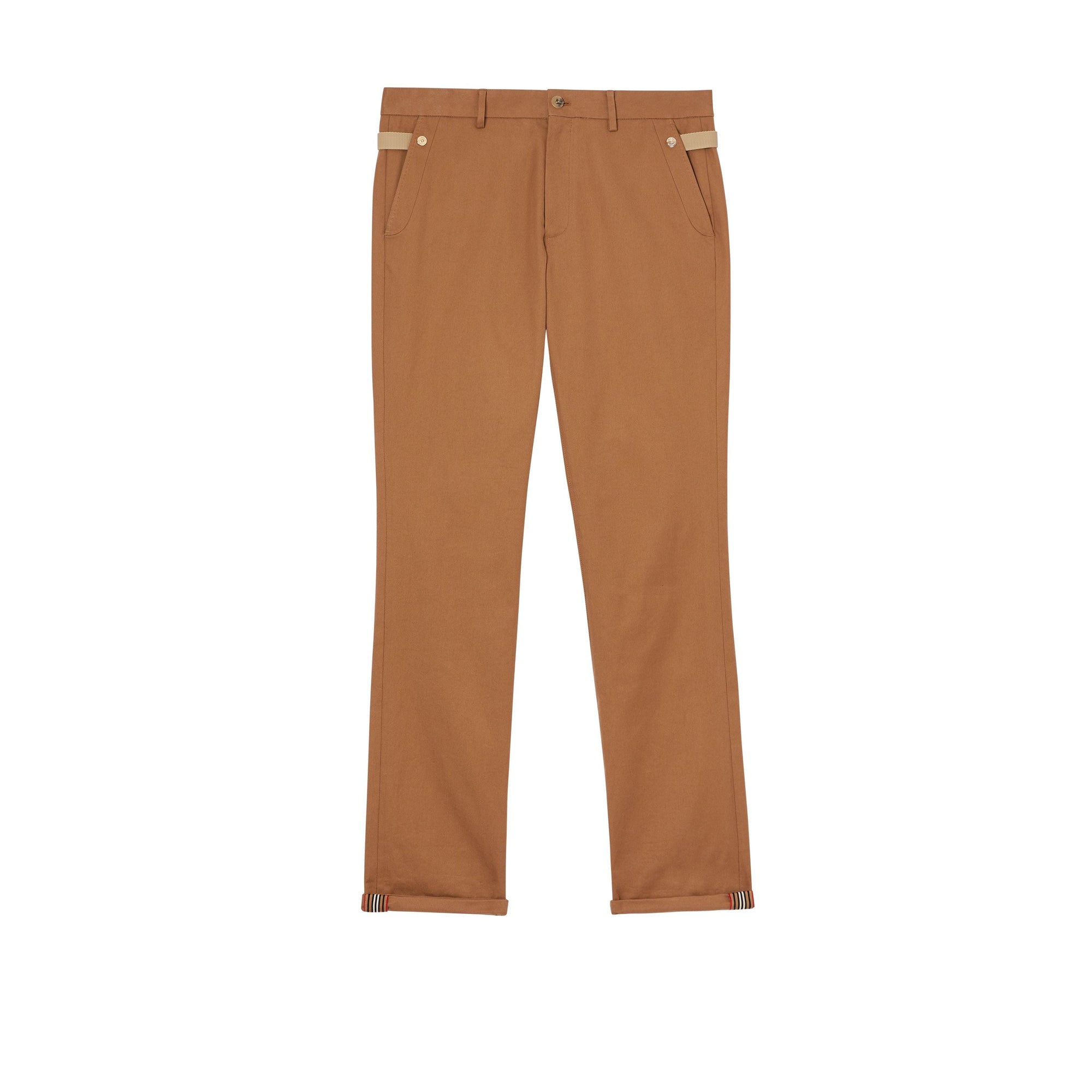 Pantalon chino classique en coton - Warm Walnut