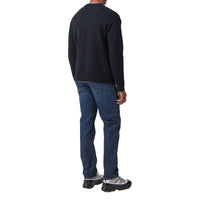 Jean droit délavé - Dark Indigo