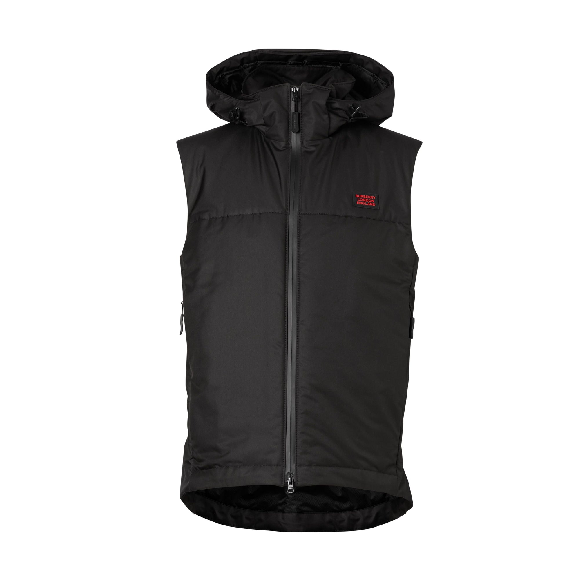 Paletot en nylon avec gilet intérieur amovible - Black