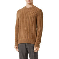 Pull en cachemire à maille torsadée - Maple