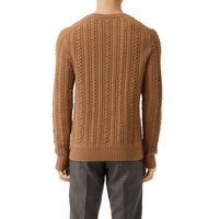 Pull en cachemire à maille torsadée - Maple