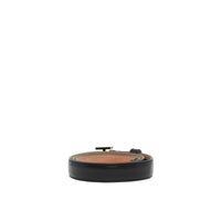 Ceinture en cuir Monogram - Black & Light Gold
