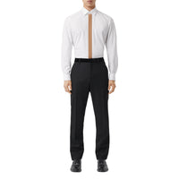 Chemise en popeline de coton avec nœud - Optic White