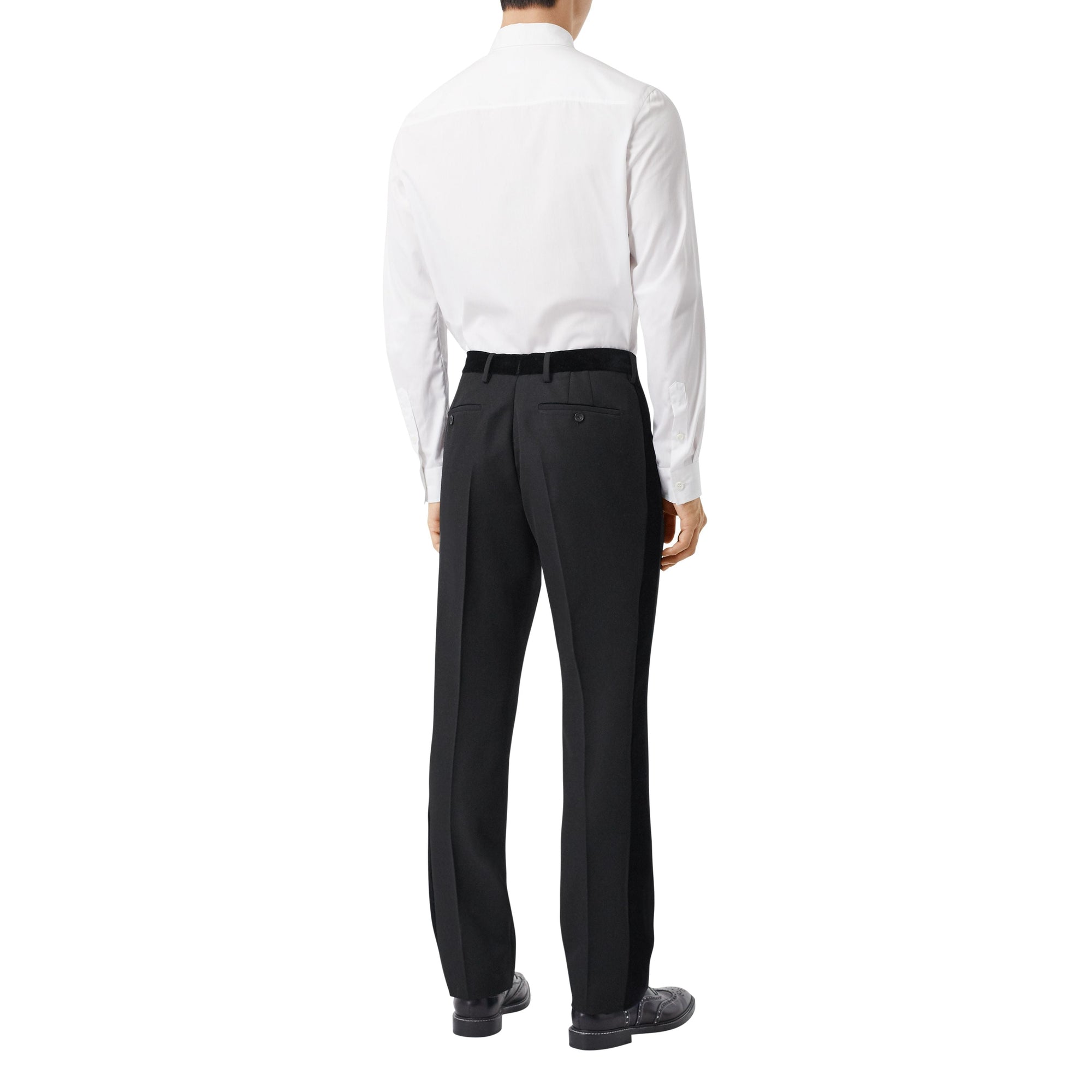 Chemise en popeline de coton avec nœud - Optic White