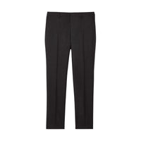 Costume slim en laine check Prince de Galles - Dark Grey