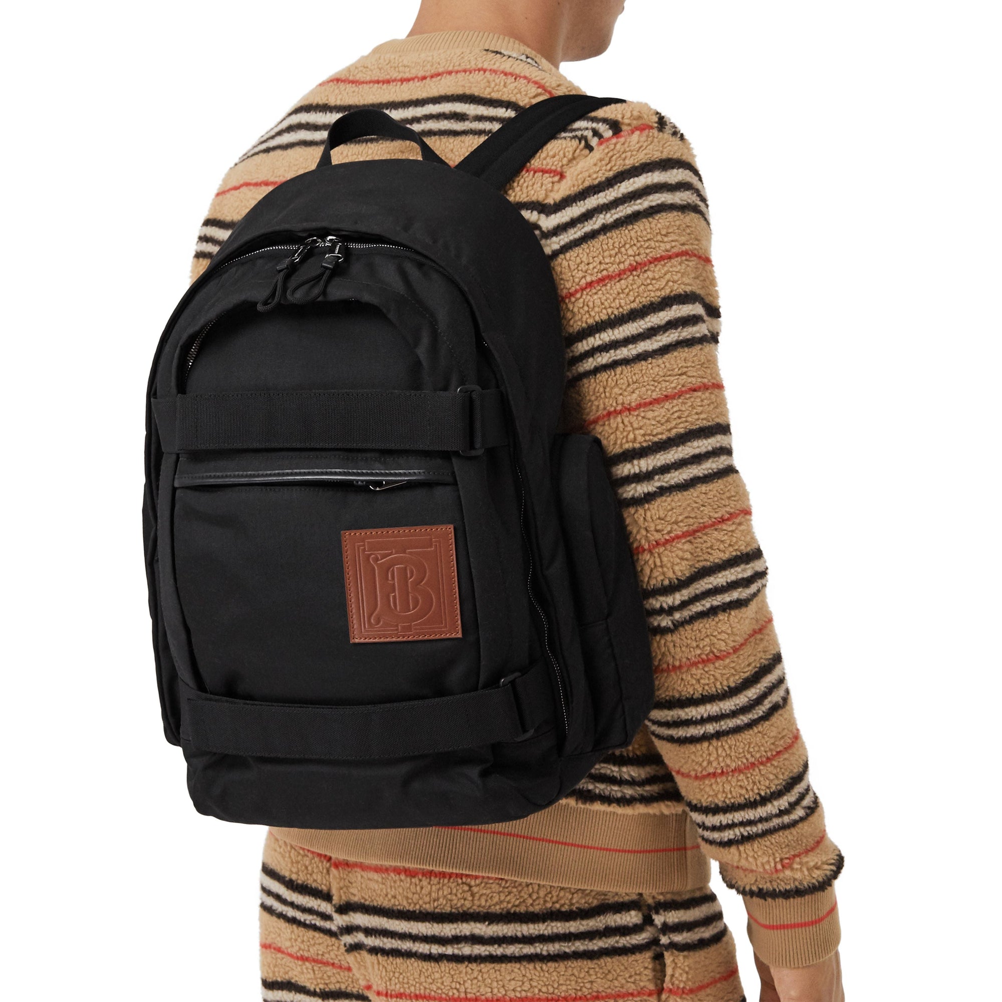 Sac à dos Nevis large en nylon Monogram - Black