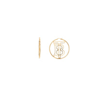 Créoles Monogram plaquées or - Light Gold