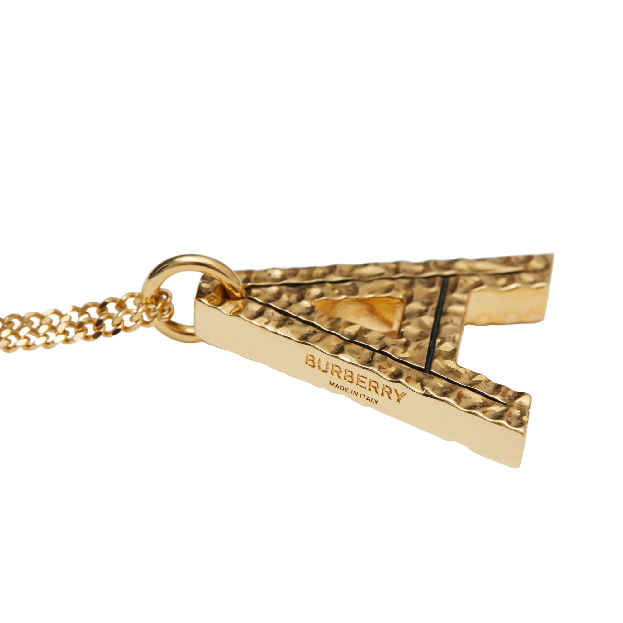 Collier plaqué or avec bijou alphabet « A » - Light Gold