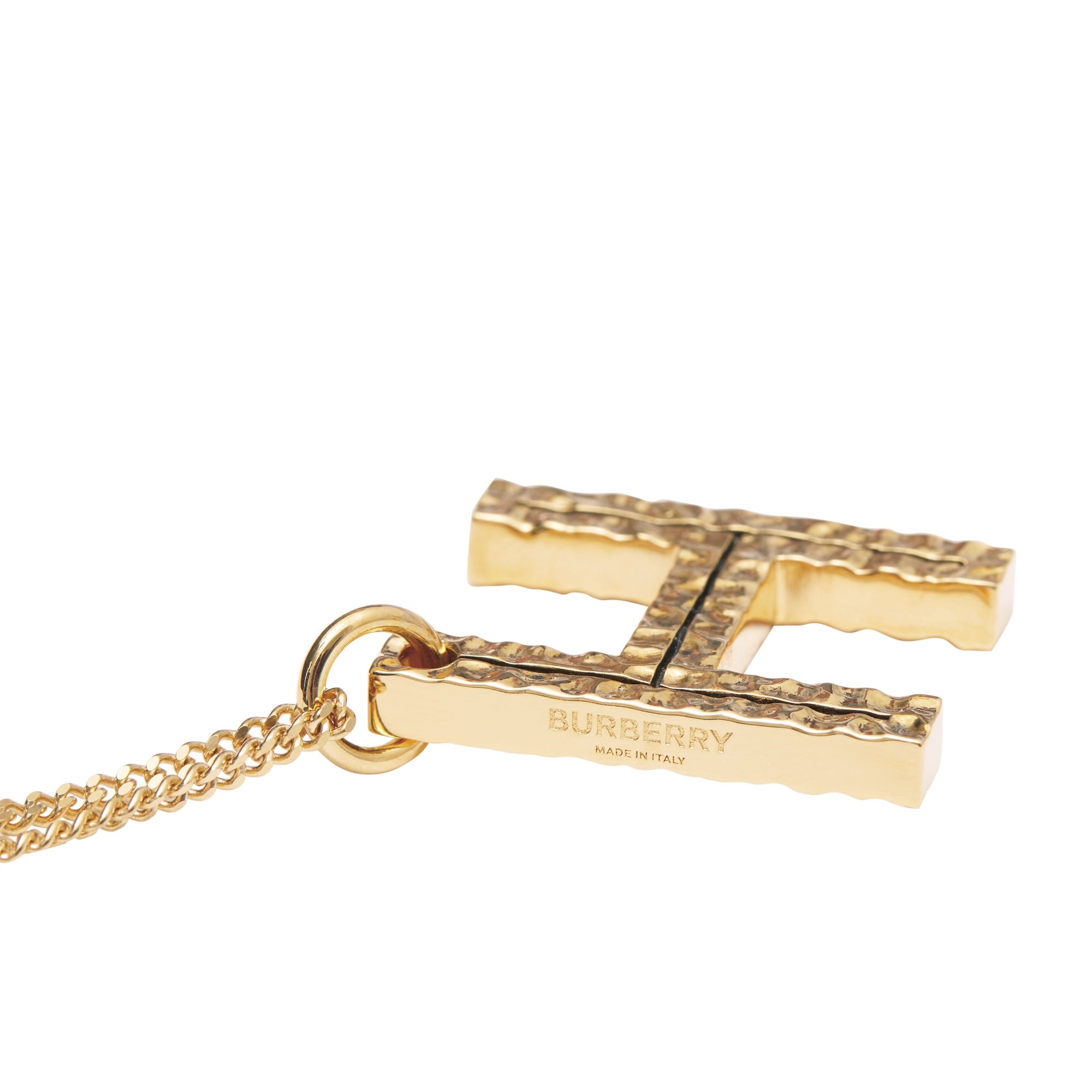 Collier plaqué or avec bijou alphabet « H » - Light Gold