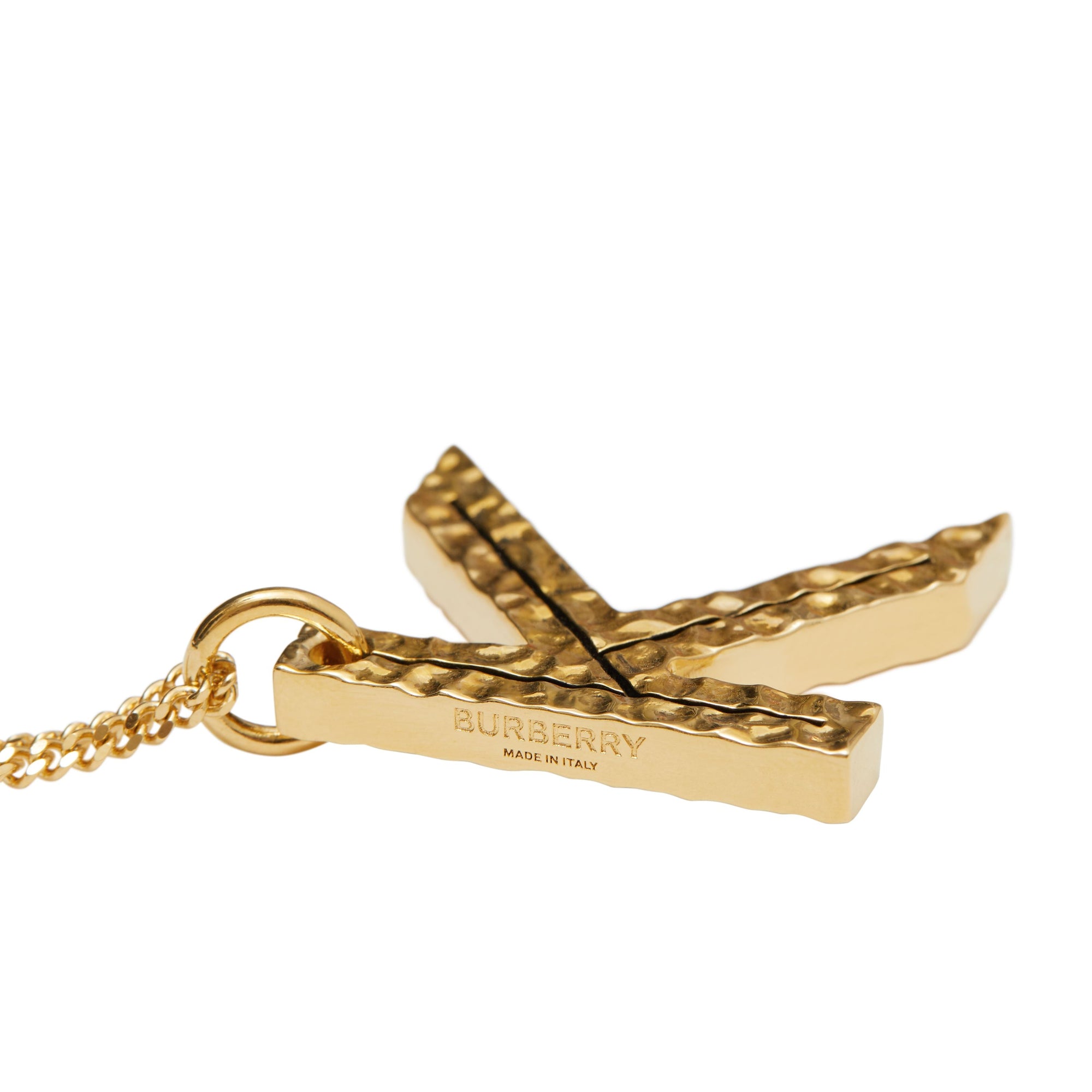 Collier plaqué or avec bijou alphabet « K » - Light Gold