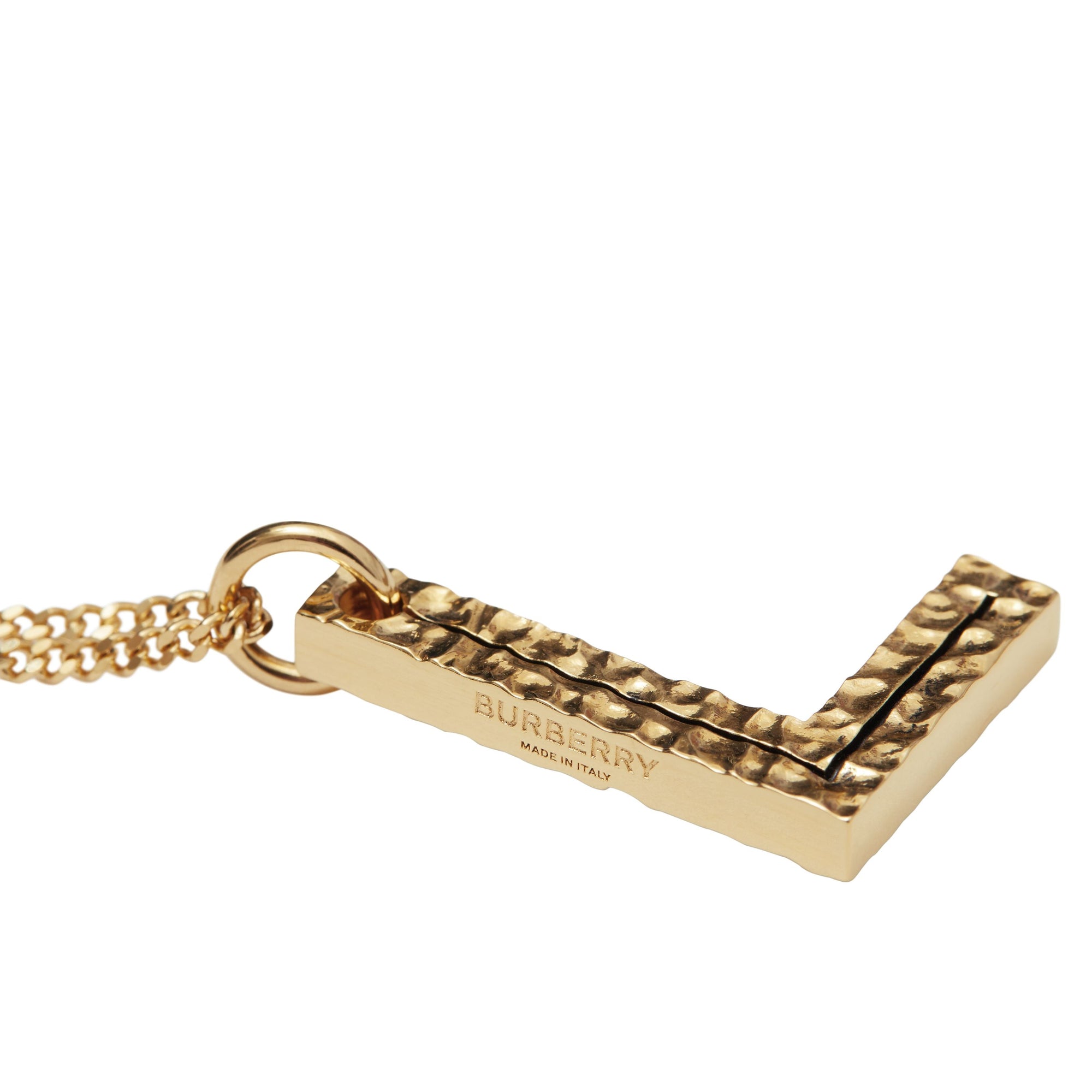 Collier plaqué or avec bijou alphabet « L » - Light Gold