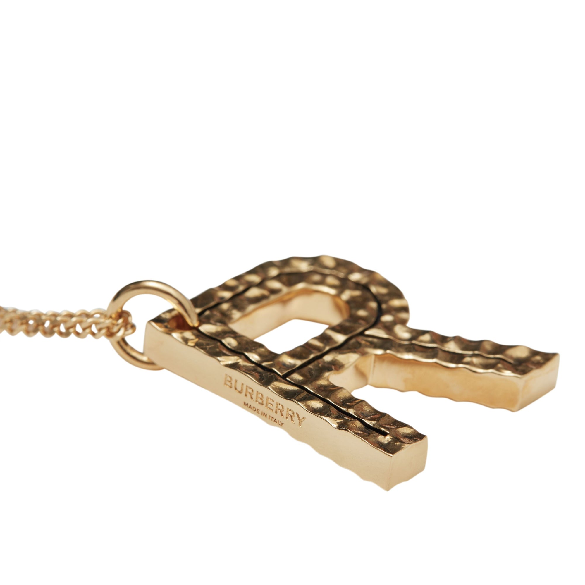 Collier plaqué or avec bijou alphabet « R » - Light Gold