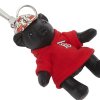 Bijou porte-clés Thomas Bear avec hoodie Monogram en cuir - Red