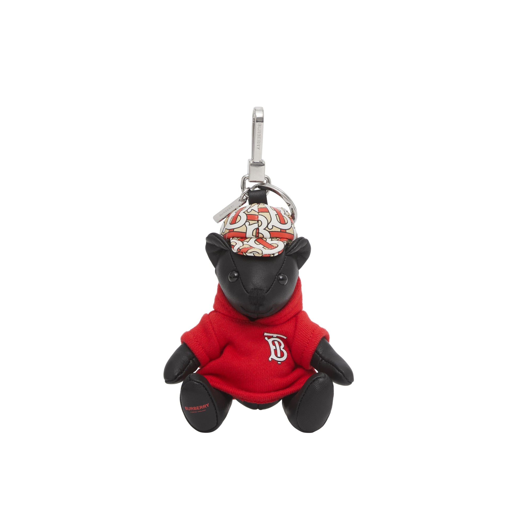Bijou porte-clés Thomas Bear avec hoodie Monogram en cuir - Red