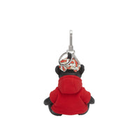 Bijou porte-clés Thomas Bear avec hoodie Monogram en cuir - Red