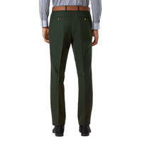 Pantalon de costume classique en laine et mohair - Dark Forest Green