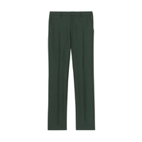 Pantalon de costume classique en laine et mohair - Dark Forest Green