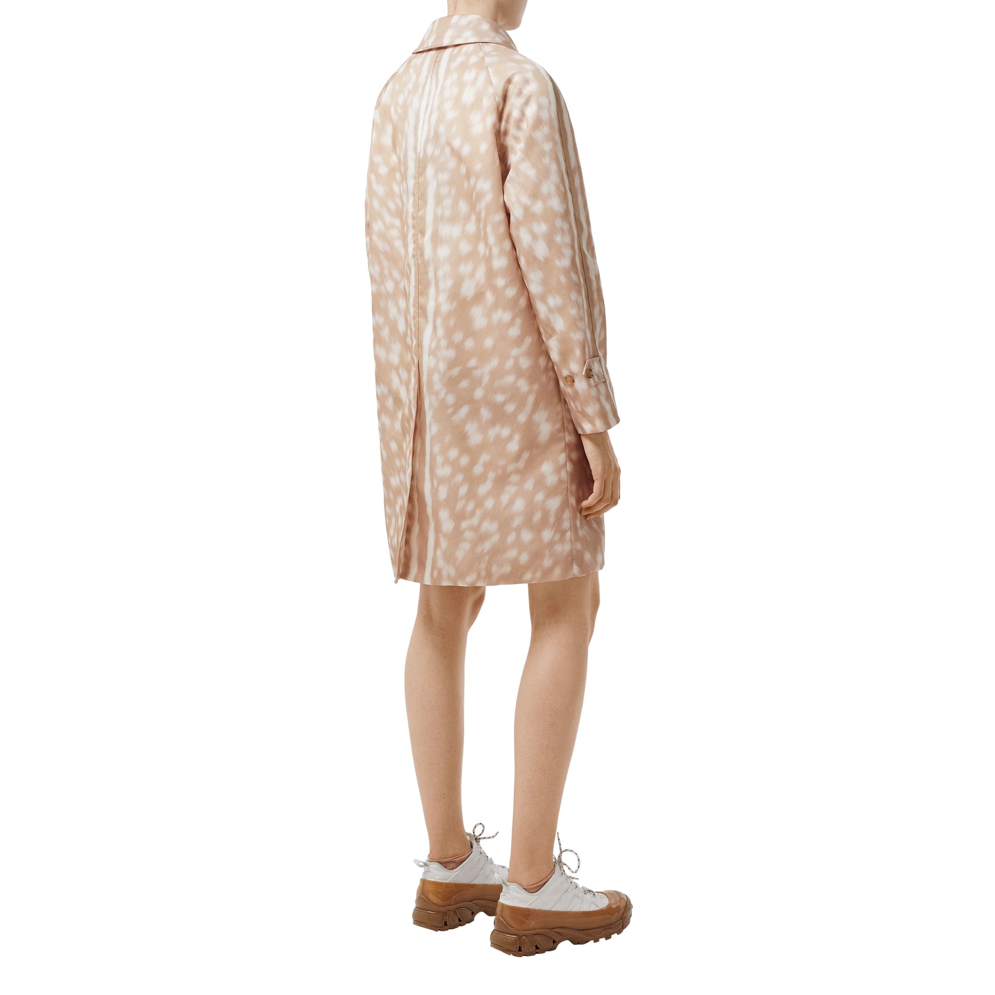 Paletot en nylon à imprimé daim - Soft Fawn