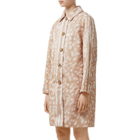 Paletot en nylon à imprimé daim - Soft Fawn